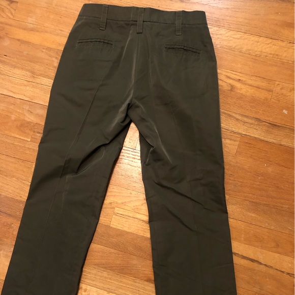 Jil Sander Silk and Polyester Green Pants - Picture 2 of 5